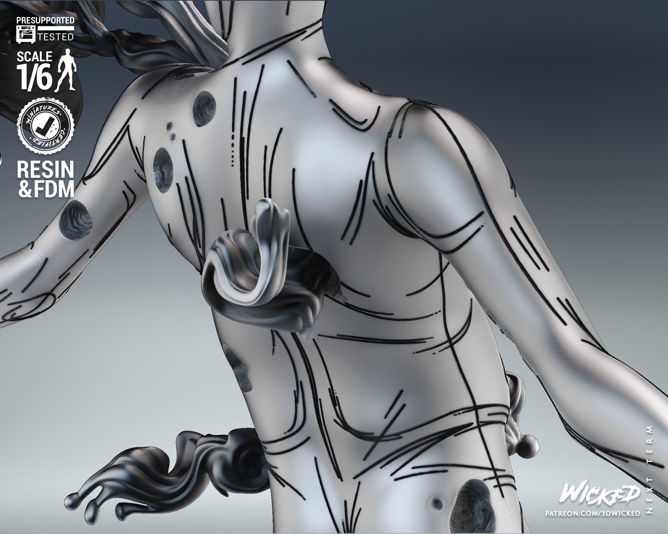 Wicked Marvel The Spot Sculpture Tested for 3D printing 3D print model_29