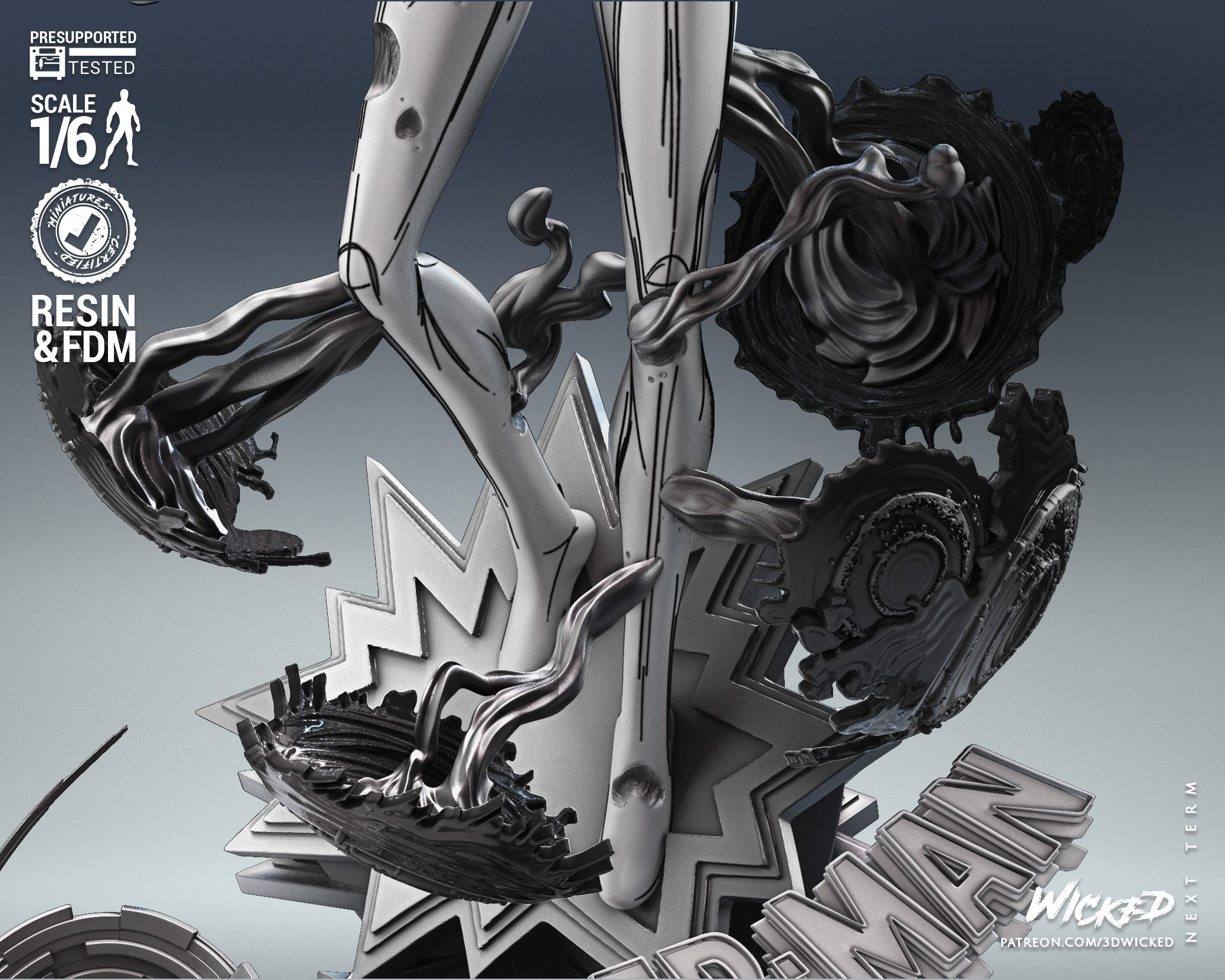 Wicked Marvel The Spot Sculpture Tested for 3D printing 3D print model_33