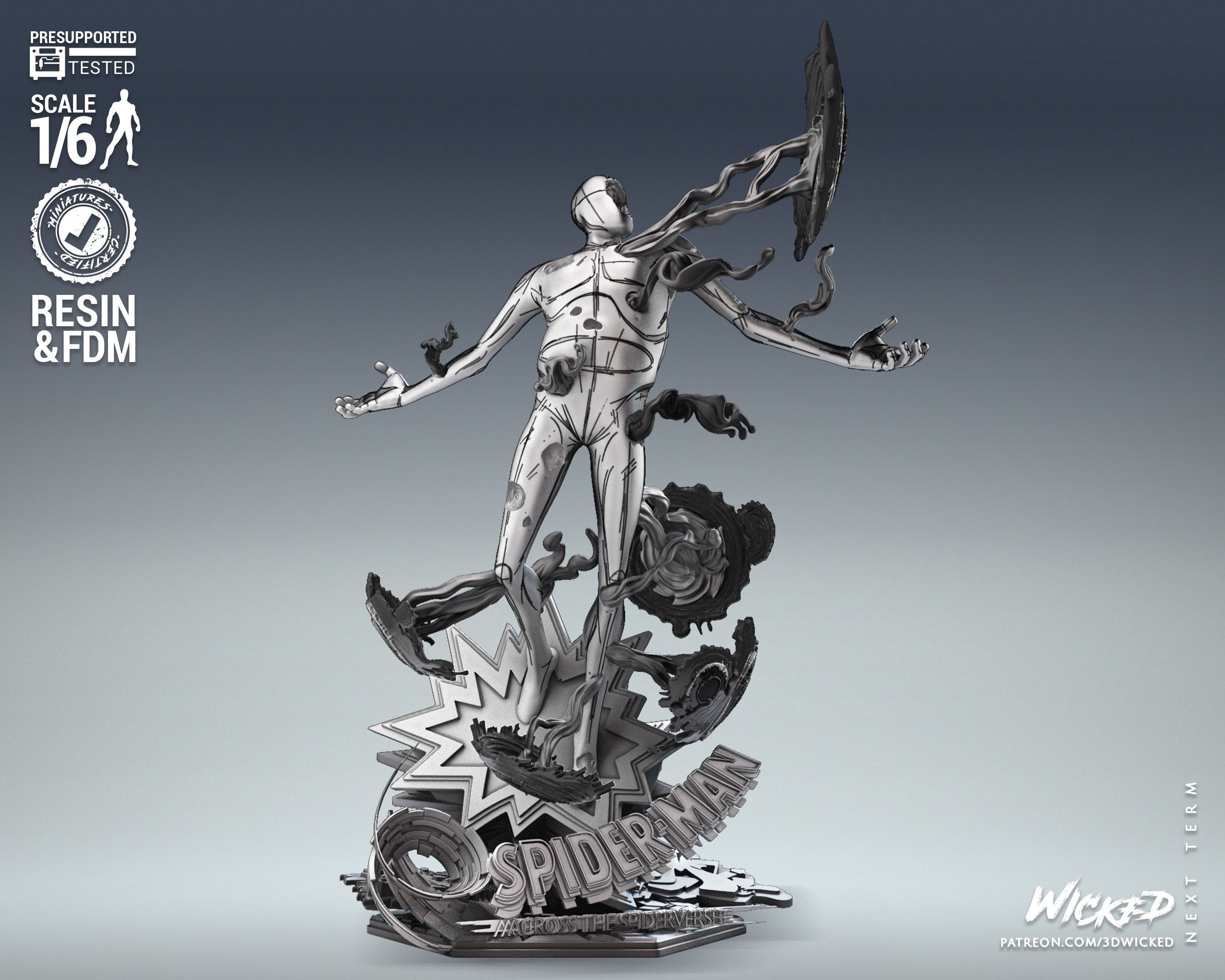 Wicked Marvel The Spot Sculpture Tested for 3D printing 3D print model_1