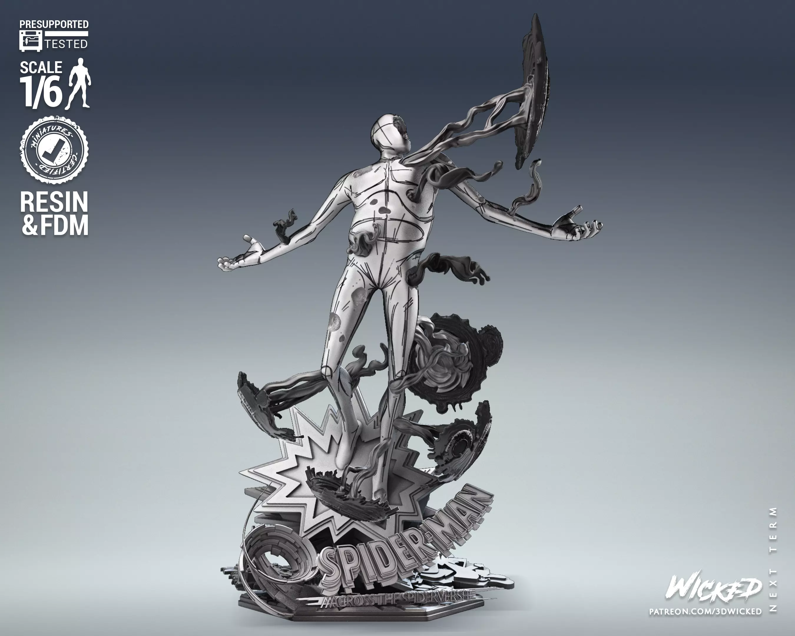 Wicked Marvel The Spot Sculpture Tested for 3D printing 3D print model_0