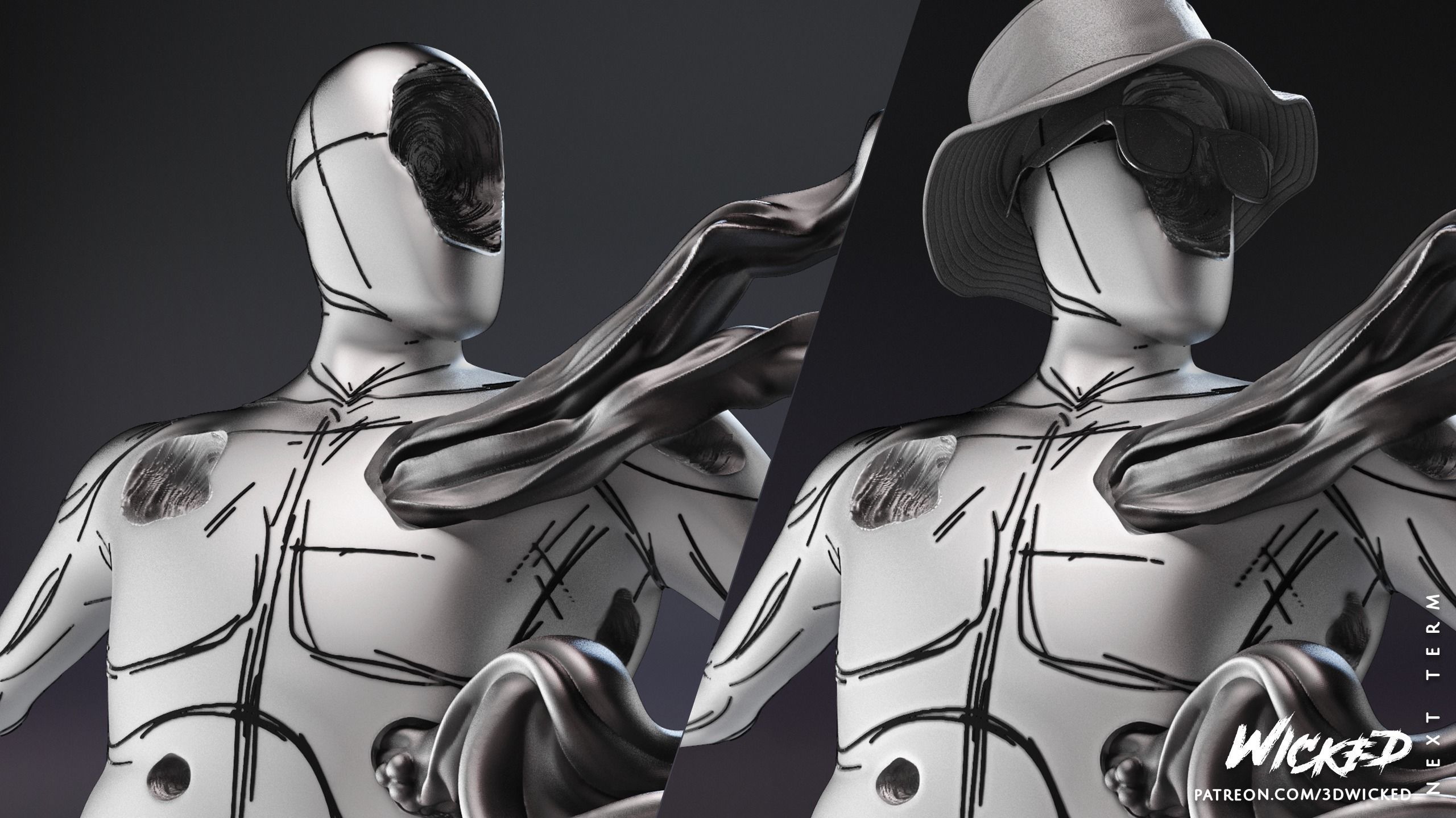 Wicked Marvel The Spot Sculpture Tested for 3D printing 3D print model_58