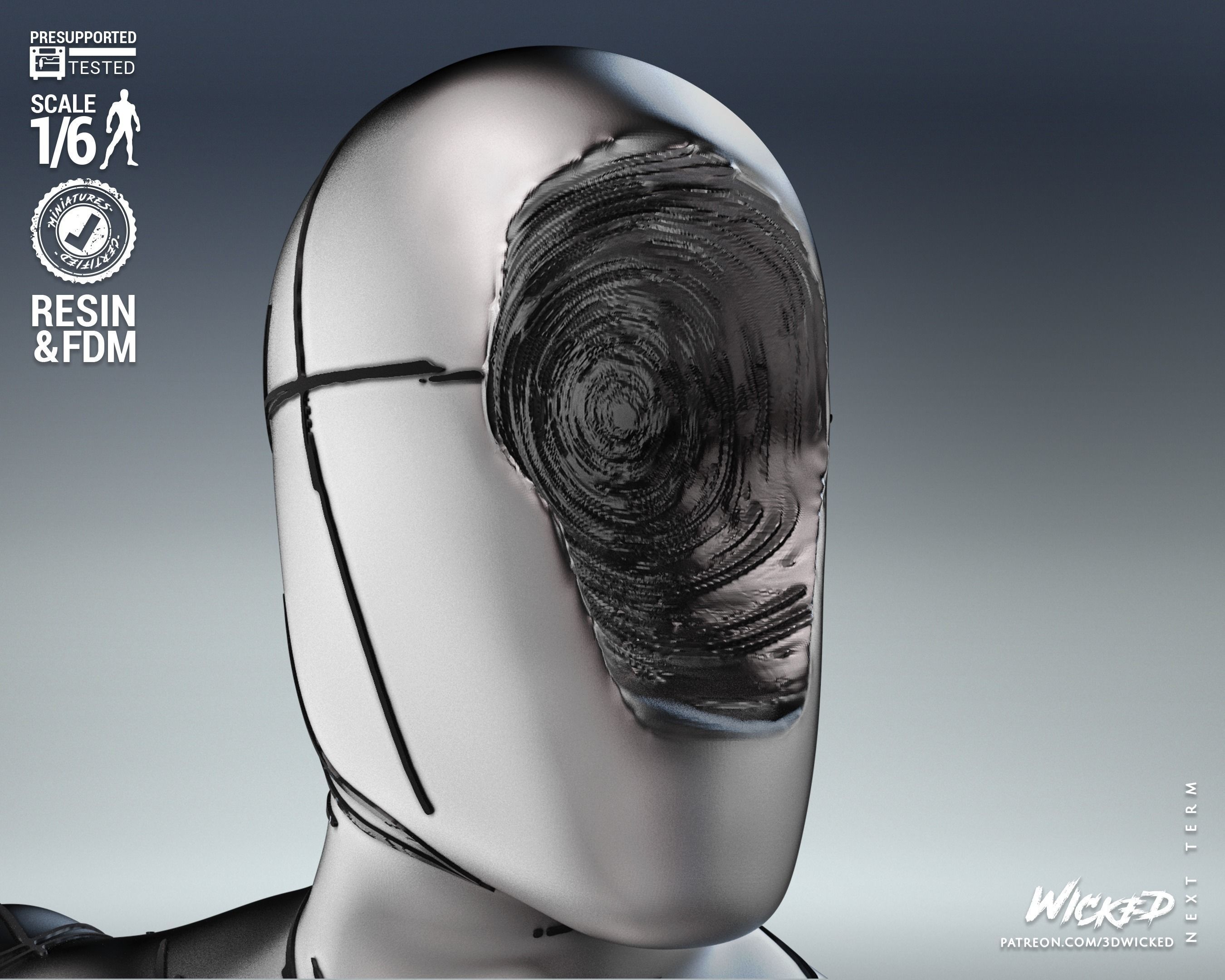 Wicked Marvel The Spot Sculpture Tested for 3D printing 3D print model_22