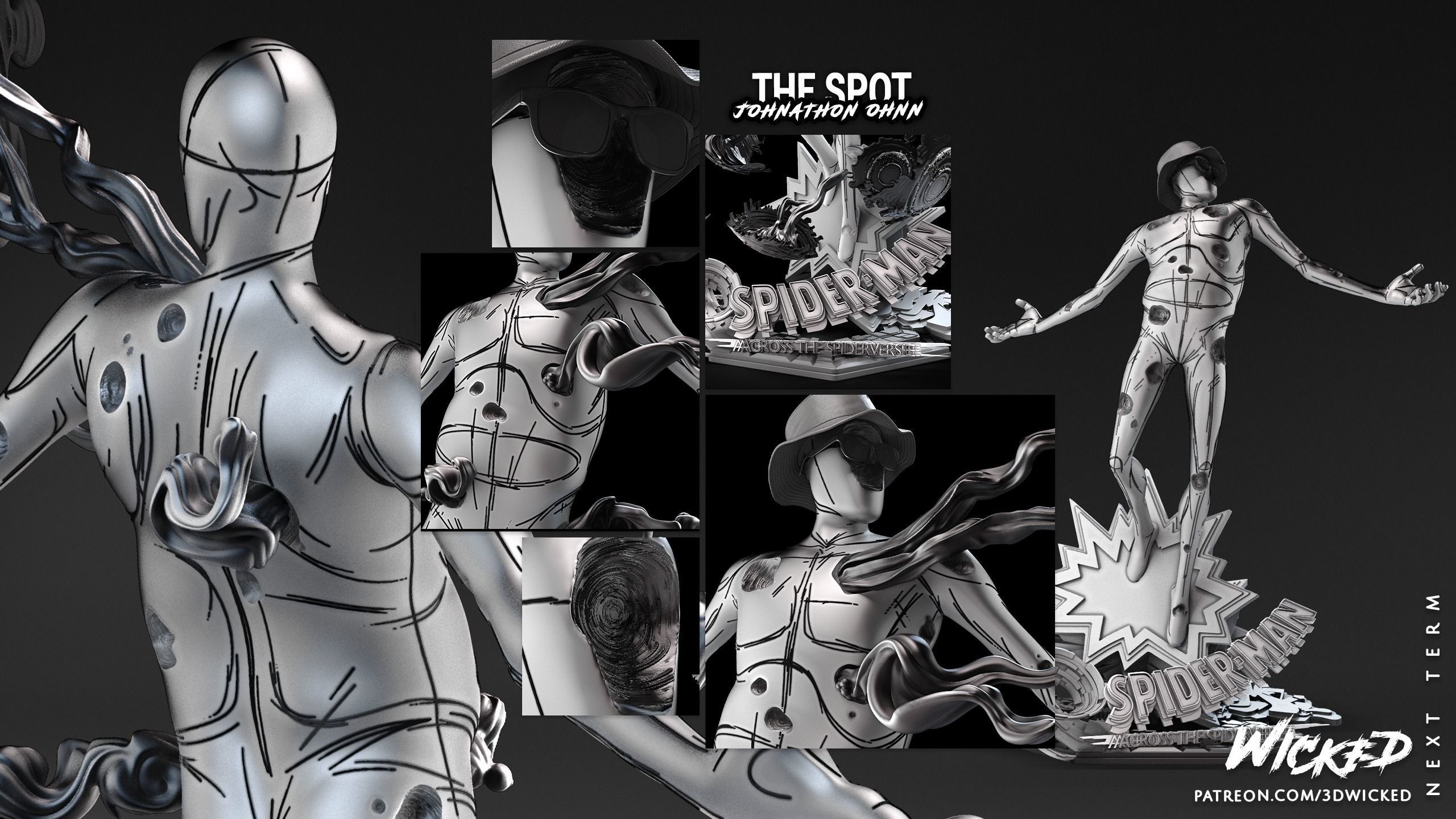 Wicked Marvel The Spot Sculpture Tested for 3D printing 3D print model_52