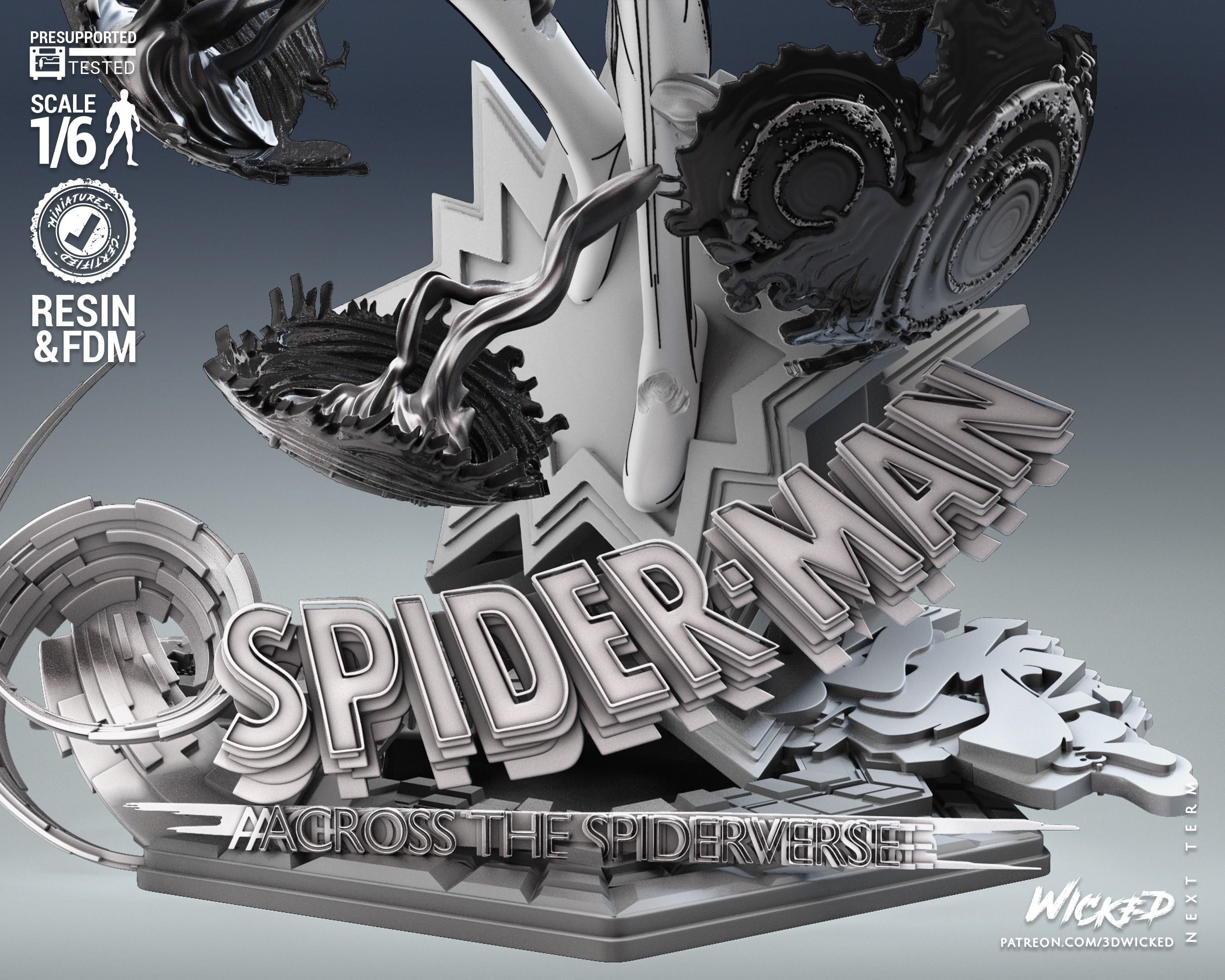 Wicked Marvel The Spot Sculpture Tested for 3D printing 3D print model_38