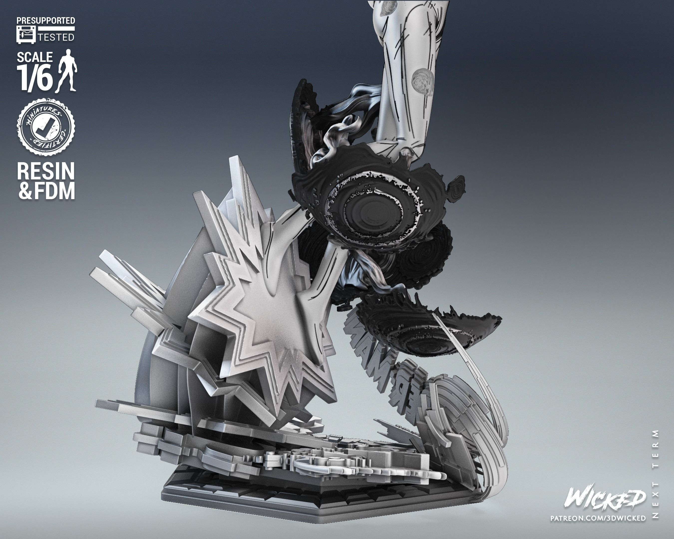 Wicked Marvel The Spot Sculpture Tested for 3D printing 3D print model_40