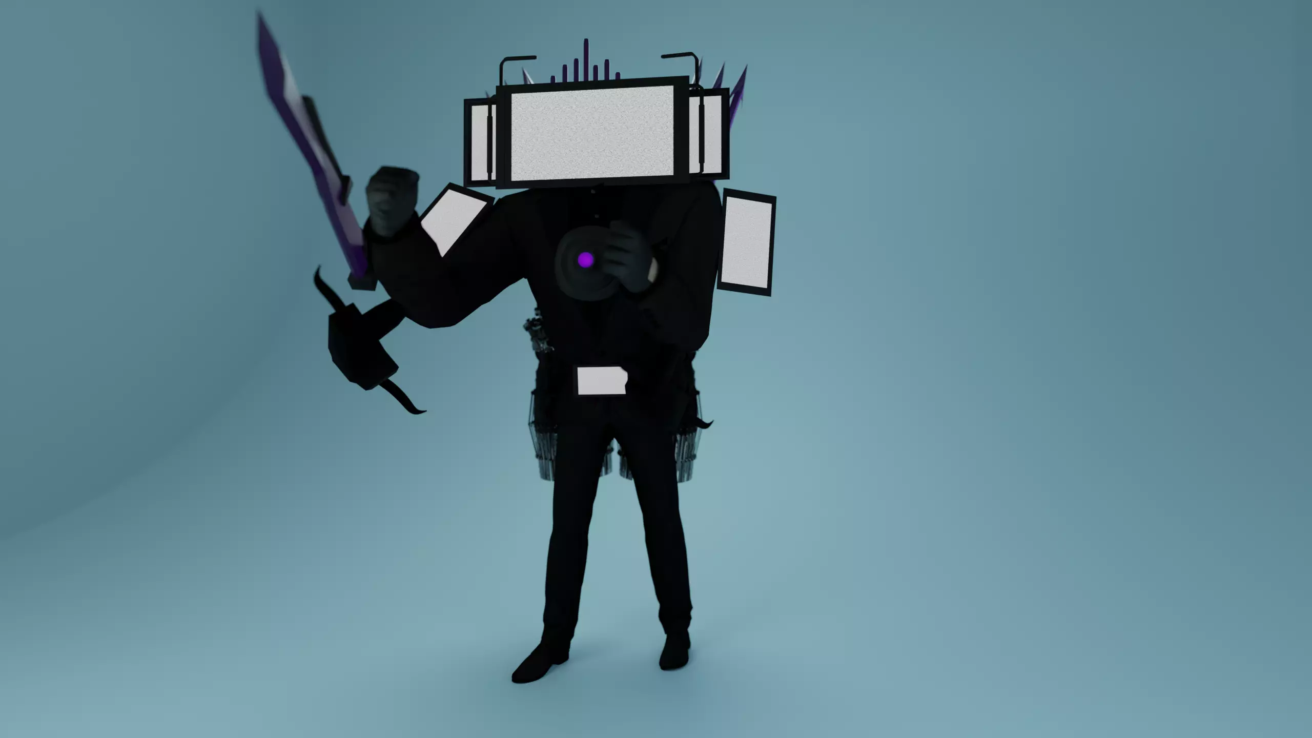  skibidi toilet Upgraded Tv Titan 3D model_0