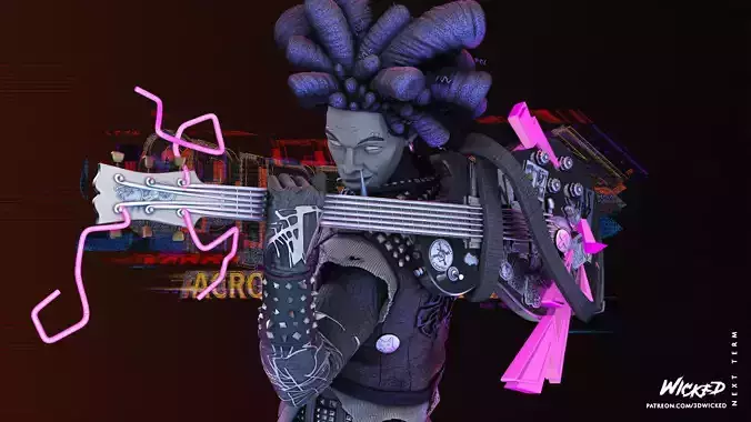 Wicked Marvel Spider Spunk Bust Tested for 3D printing