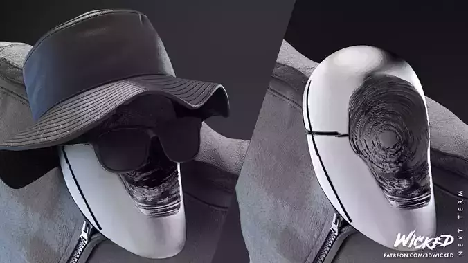 Wicked Marvel The Spot Bust Tested for 3D printing