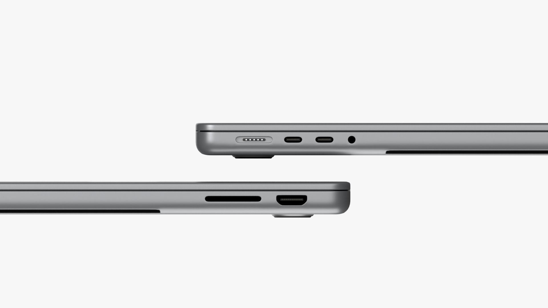 Apple MacBook Pro M3 14-inch Space Gray 3D model_9