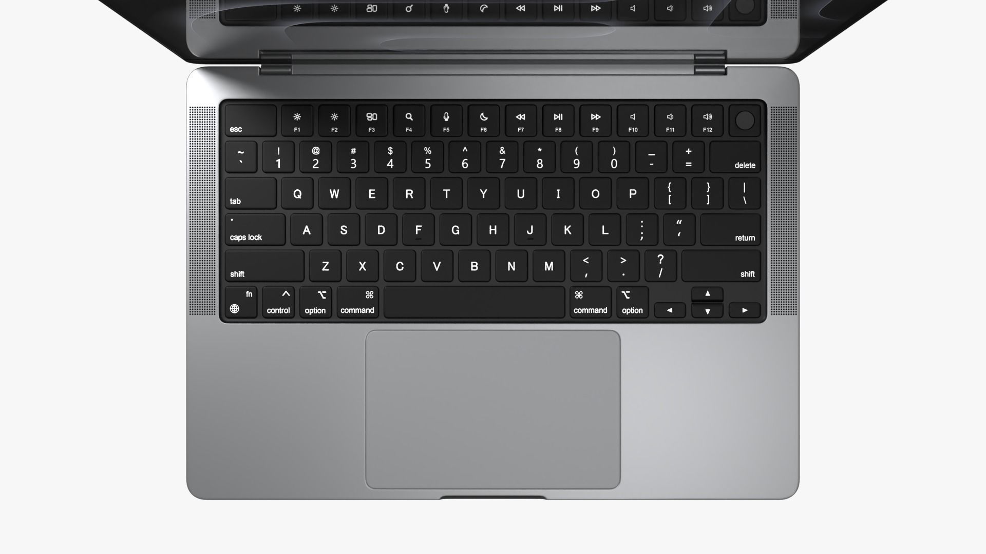 Apple MacBook Pro M3 14-inch Space Gray 3D model_4
