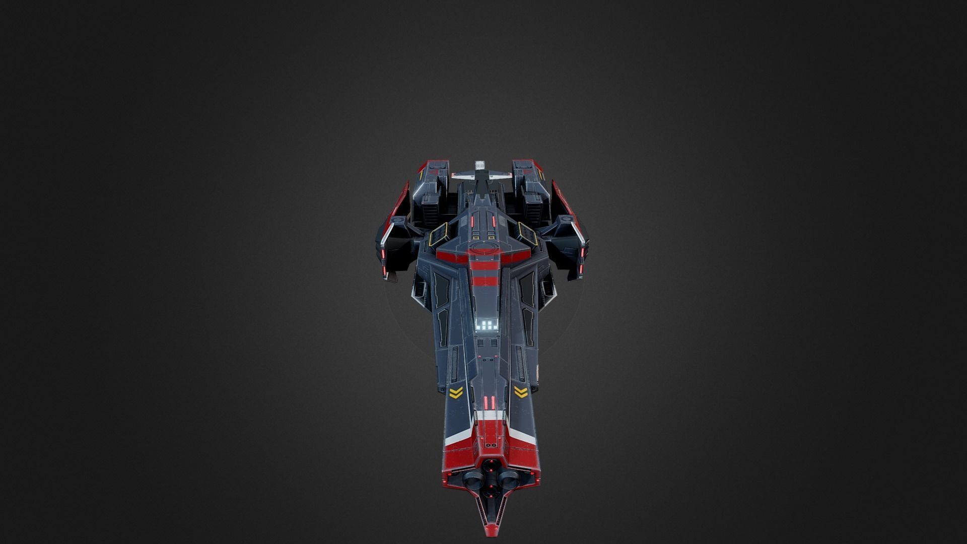 Battlecruiser 3D model_2