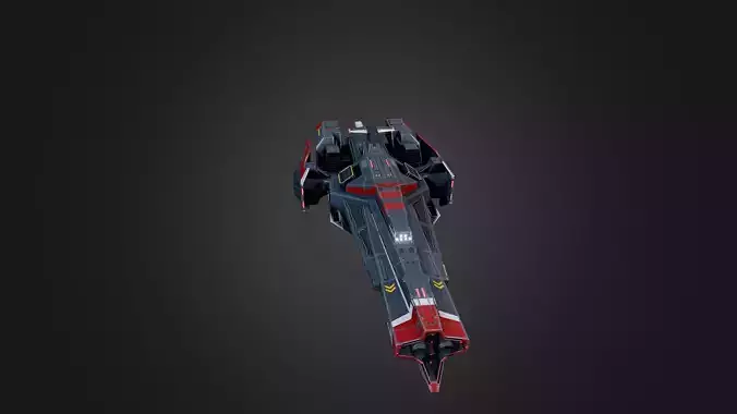 Battlecruiser 3D model
