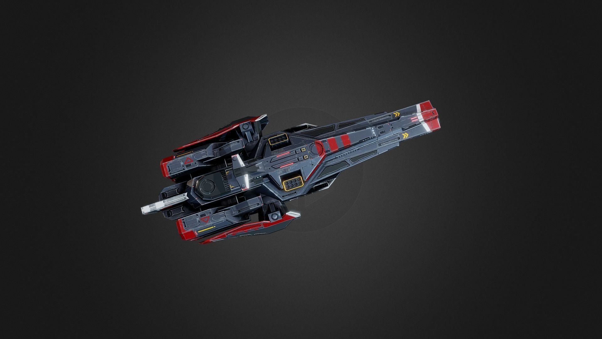 Battlecruiser 3D model_6