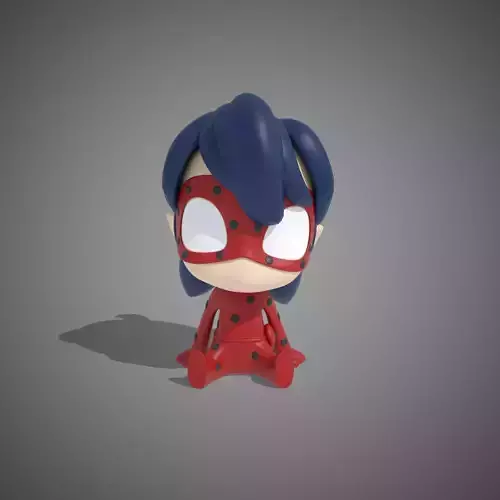 Lady Bug - Miraculous Chibi 3D Printable