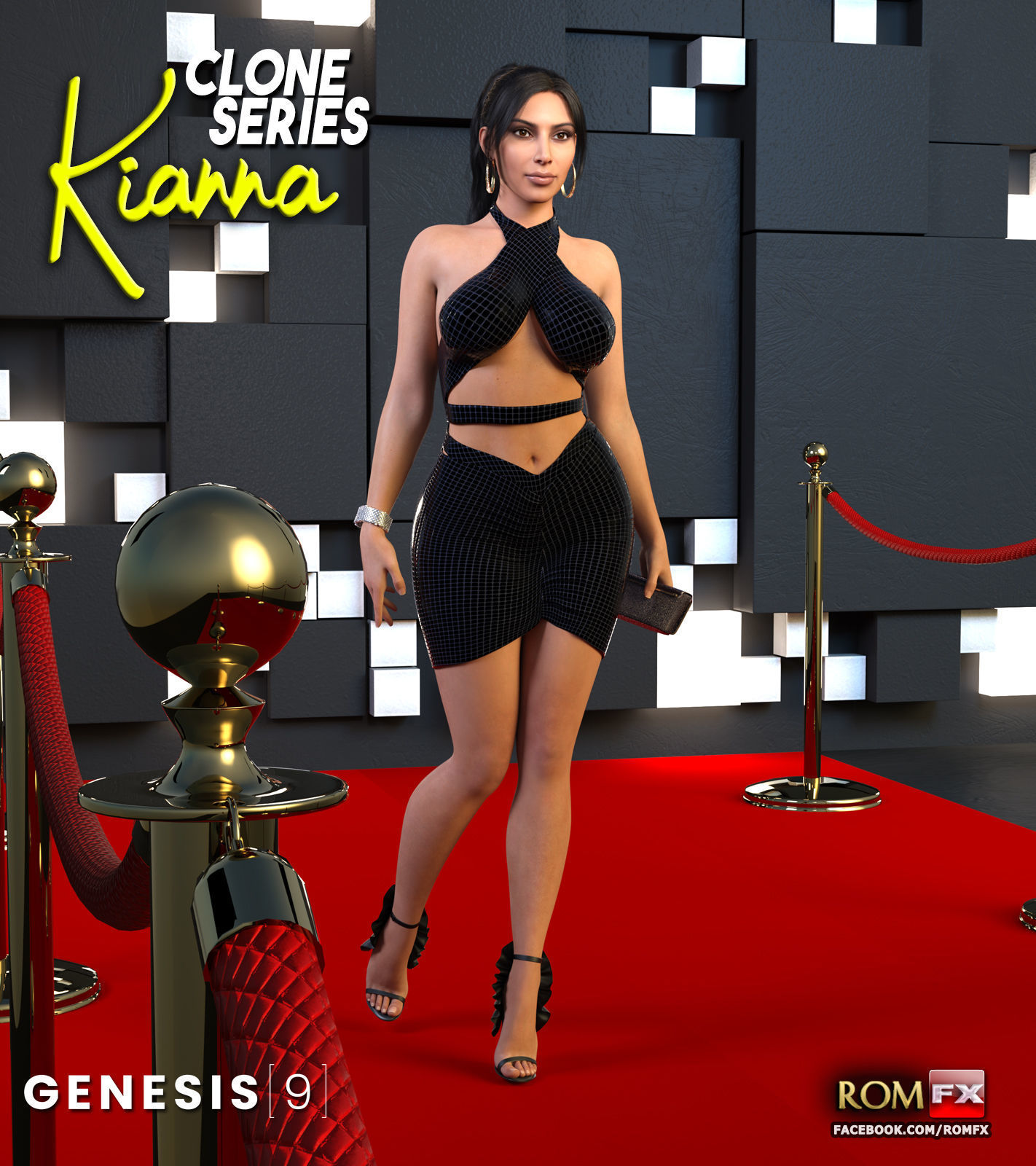 Clone Series - Kianna For G9 3D model_2