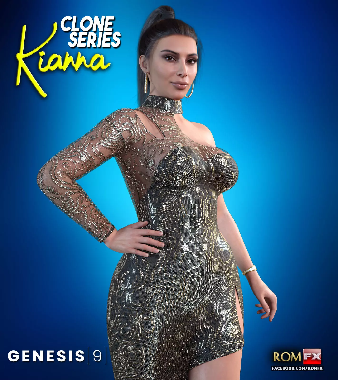 Clone Series - Kianna For G9 3D model_0