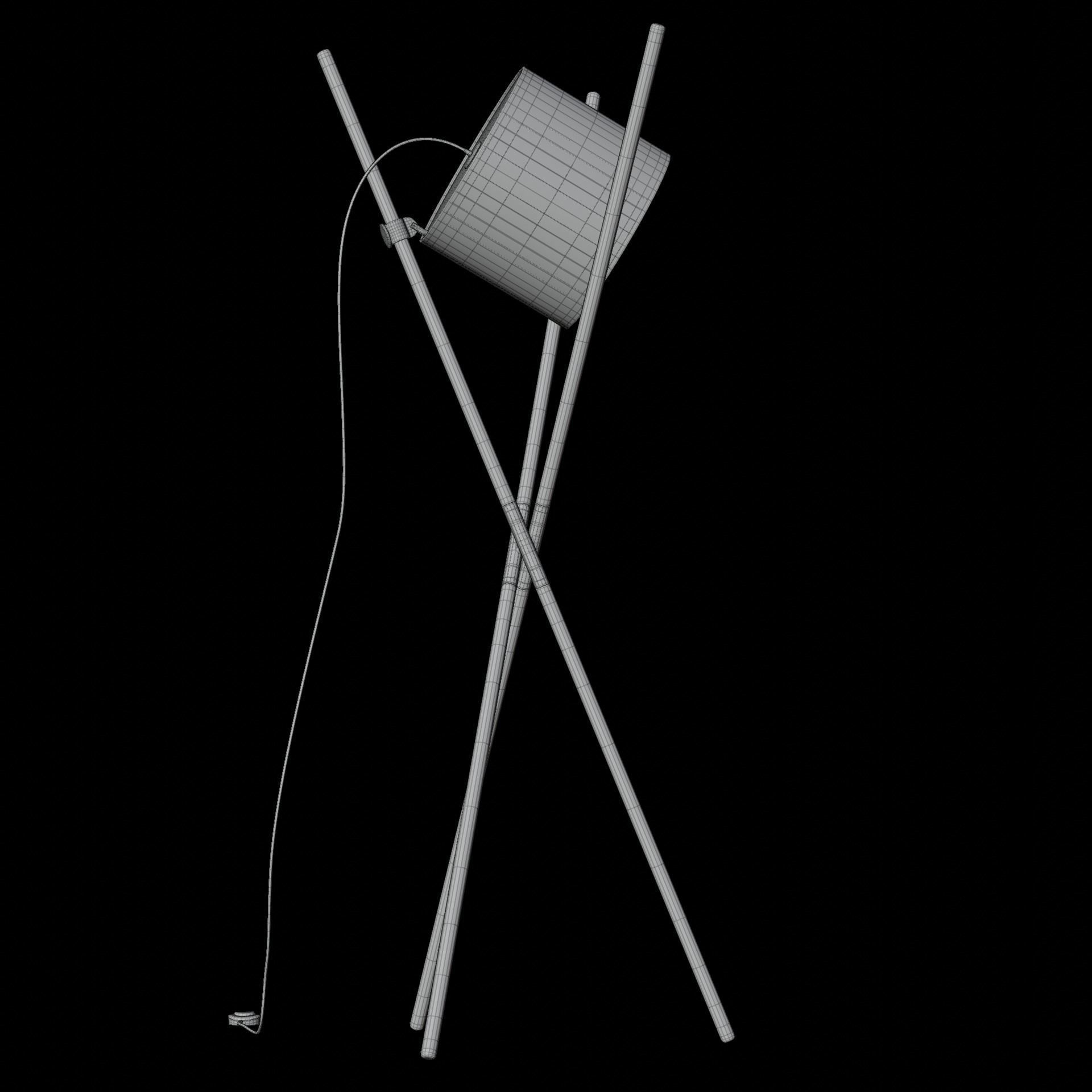 Tripod Floor and Desk Lamp Collection Artisan Shift Lamp 3D model_8