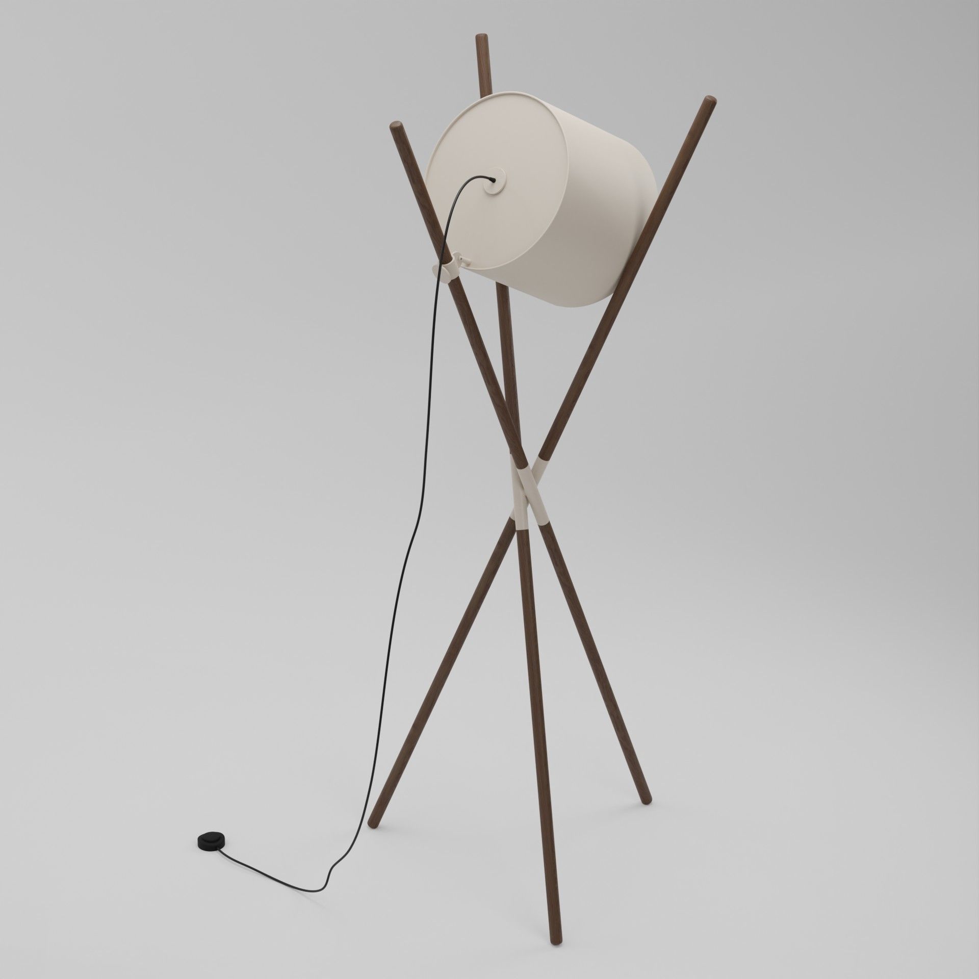 Tripod Floor and Desk Lamp Collection Artisan Shift Lamp 3D model_1