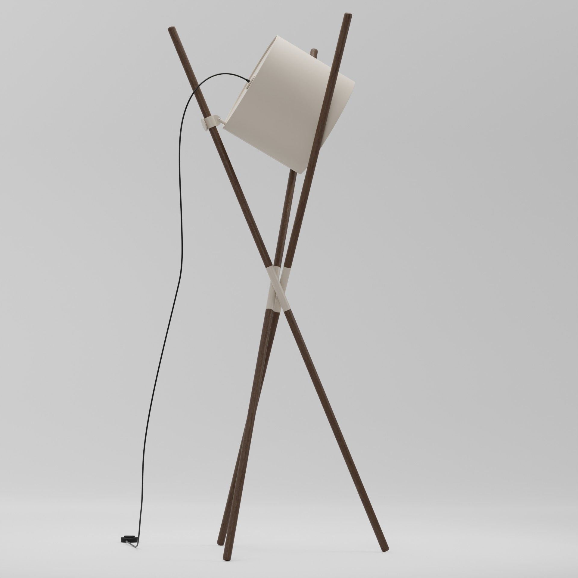 Tripod Floor and Desk Lamp Collection Artisan Shift Lamp 3D model_3
