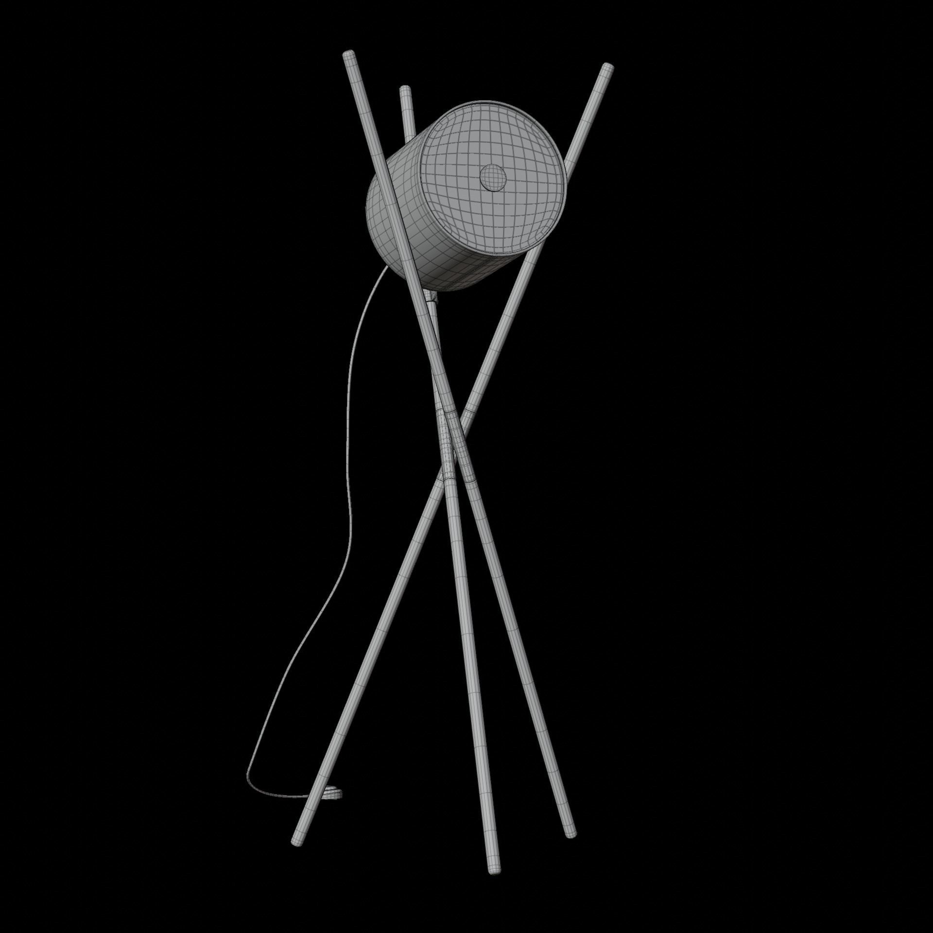 Tripod Floor and Desk Lamp Collection Artisan Shift Lamp 3D model_17