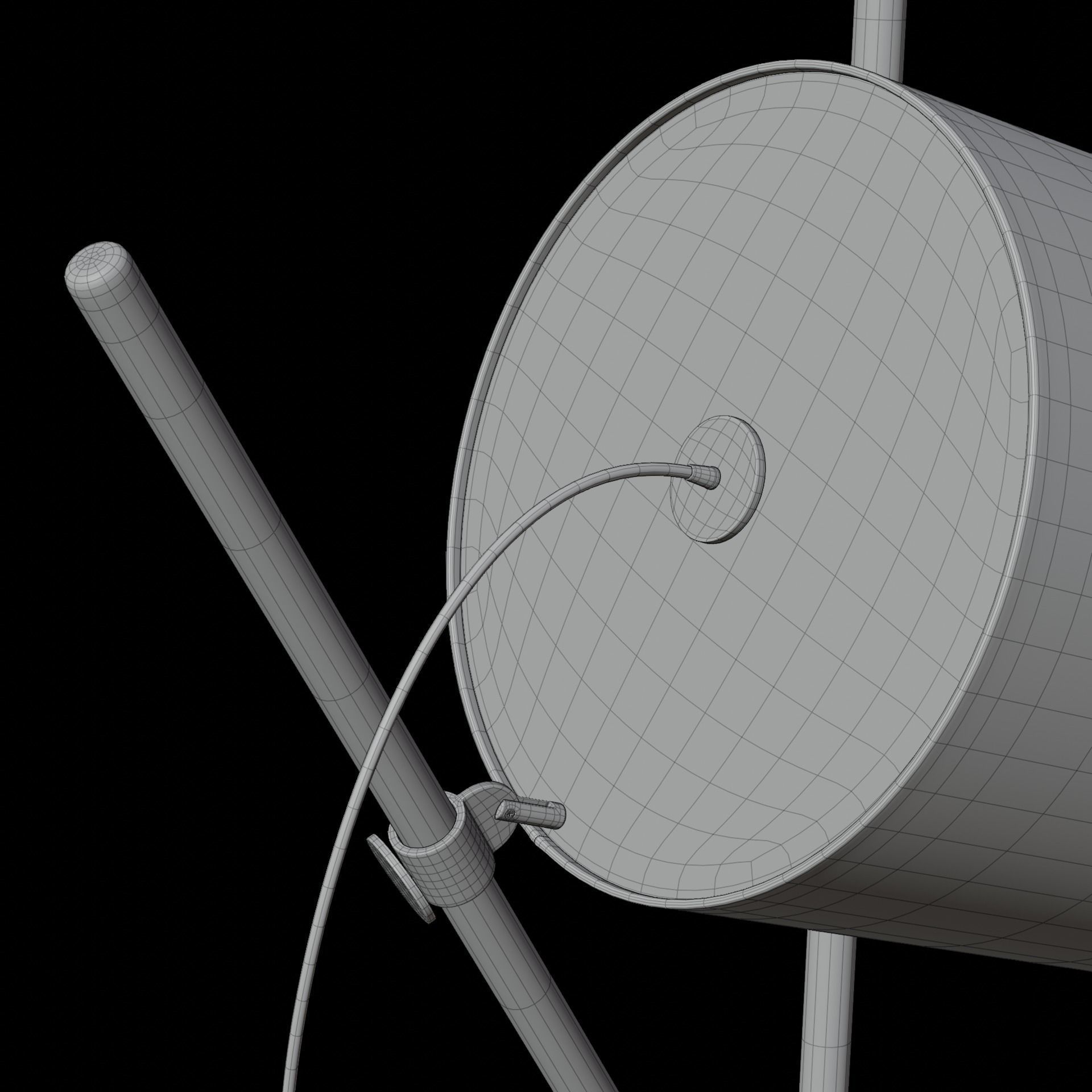 Tripod Floor and Desk Lamp Collection Artisan Shift Lamp 3D model_9