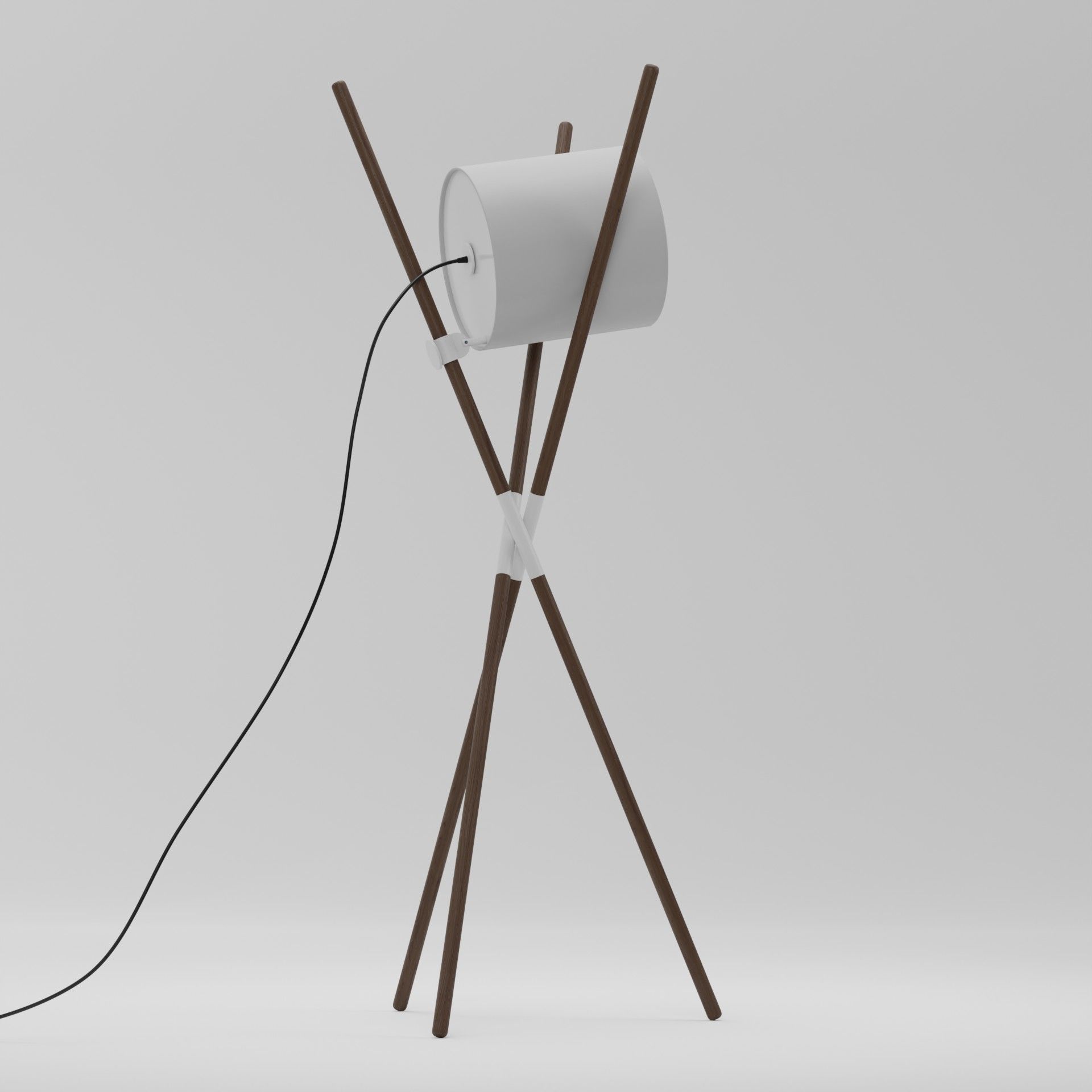 Tripod Floor and Desk Lamp Collection Artisan Shift Lamp 3D model_13