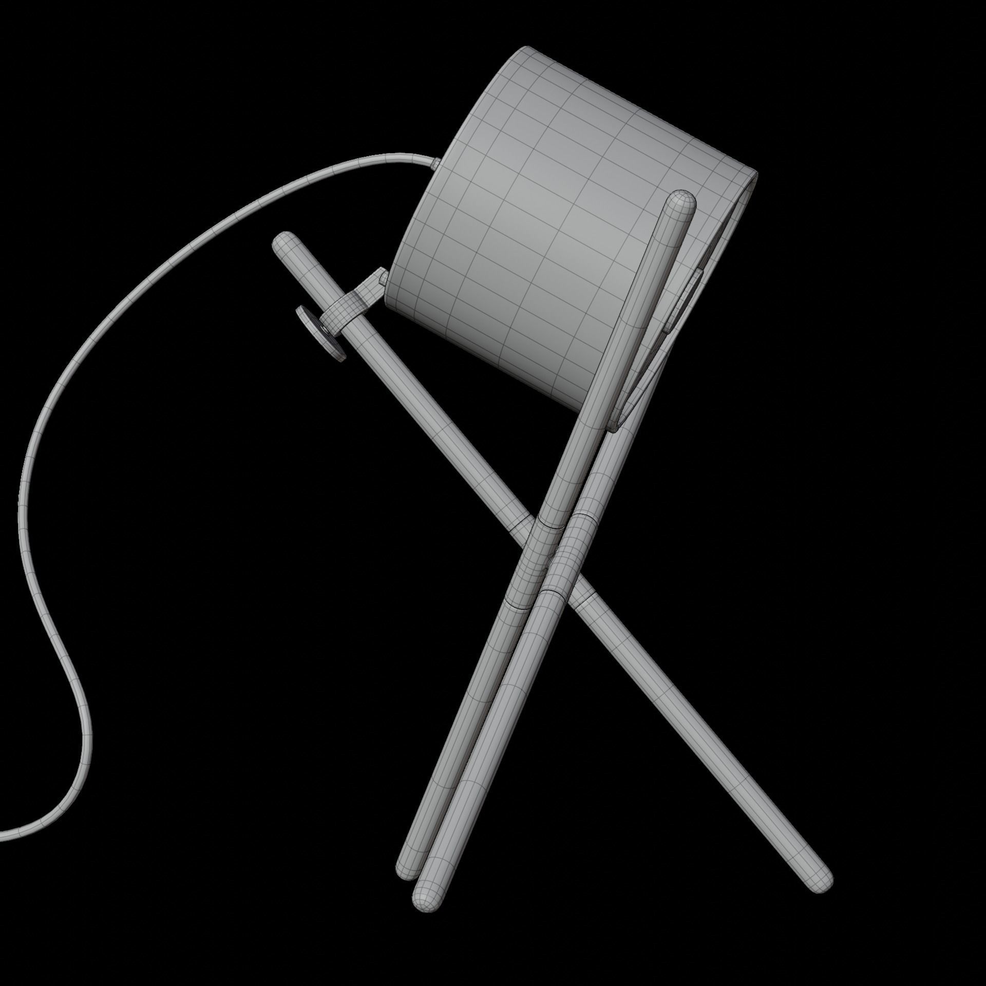 Tripod Floor and Desk Lamp Collection Artisan Shift Lamp 3D model_28