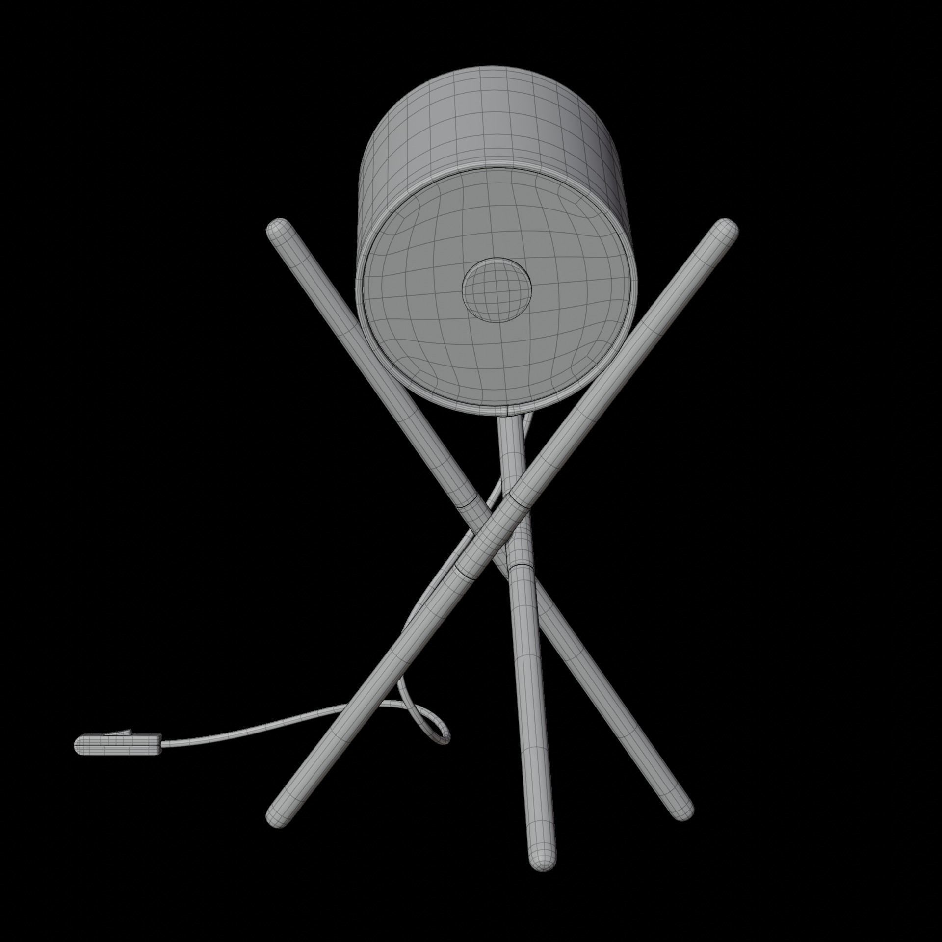 Tripod Floor and Desk Lamp Collection Artisan Shift Lamp 3D model_27