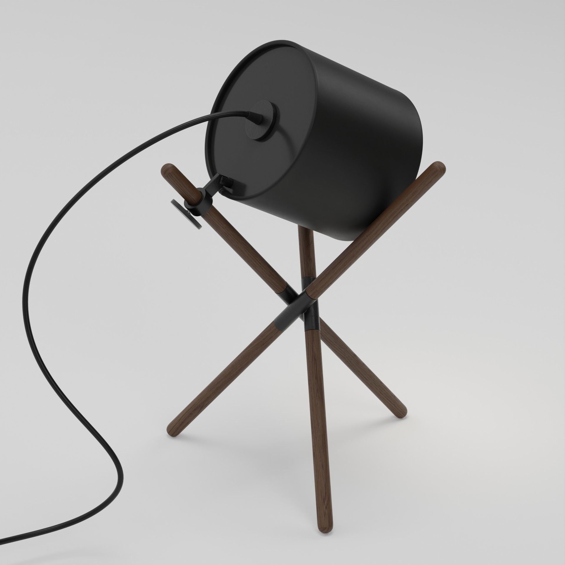 Tripod Floor and Desk Lamp Collection Artisan Shift Lamp 3D model_21