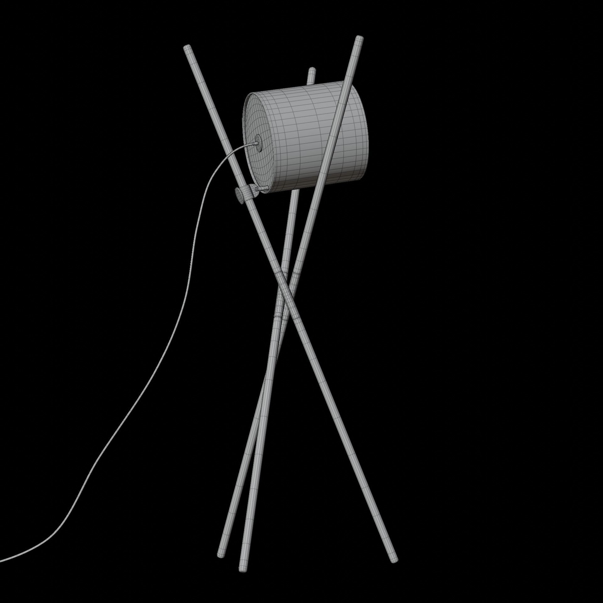 Tripod Floor and Desk Lamp Collection Artisan Shift Lamp 3D model_18