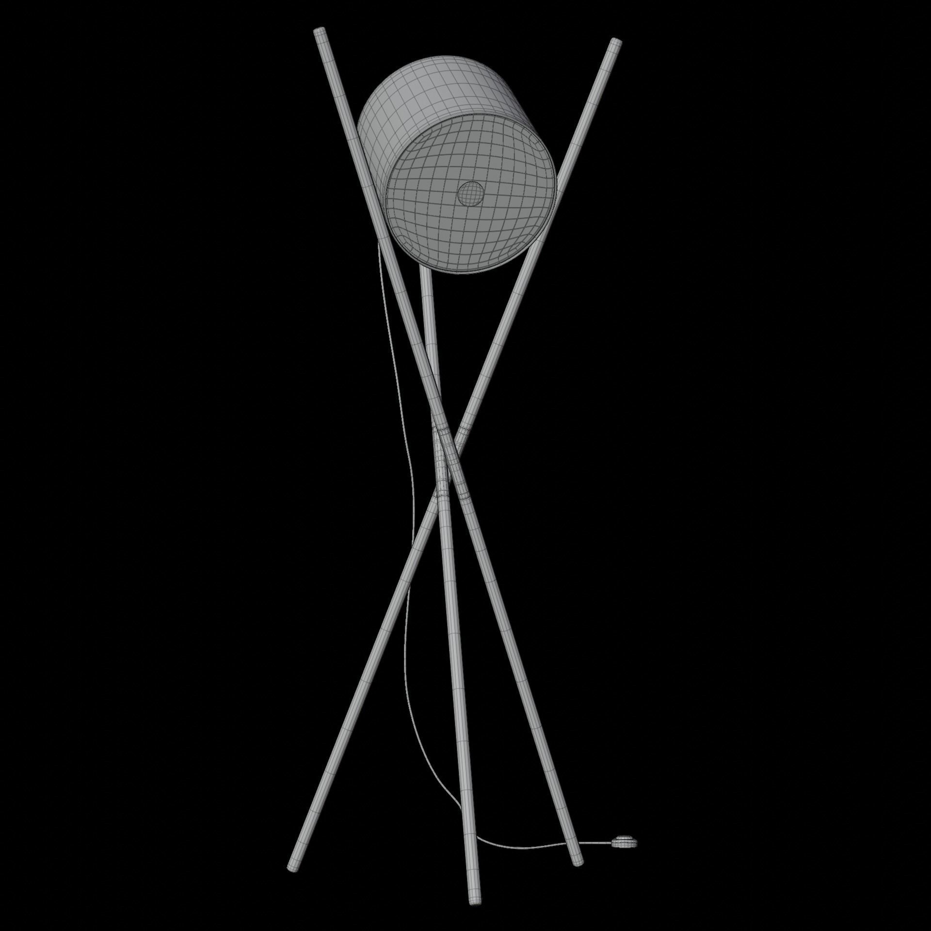 Tripod Floor and Desk Lamp Collection Artisan Shift Lamp 3D model_7