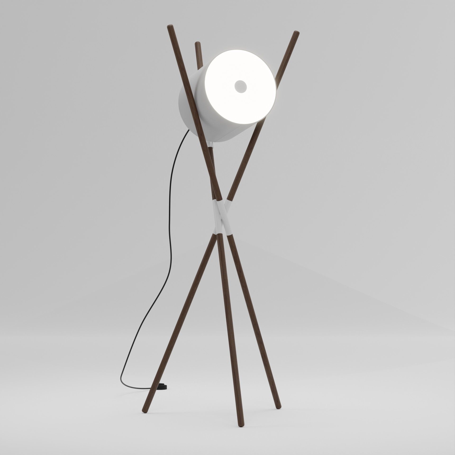 Tripod Floor and Desk Lamp Collection Artisan Shift Lamp 3D model_12