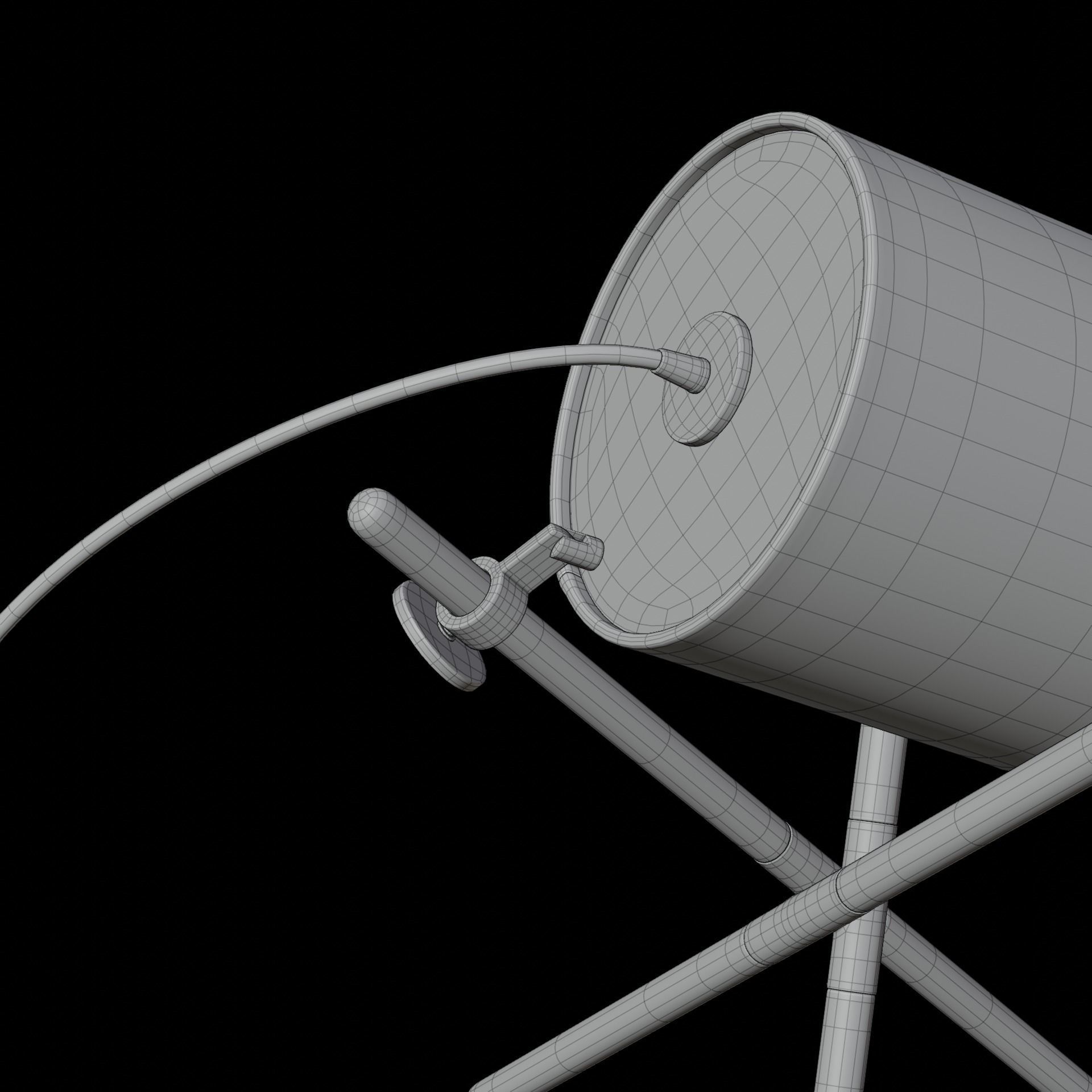 Tripod Floor and Desk Lamp Collection Artisan Shift Lamp 3D model_29