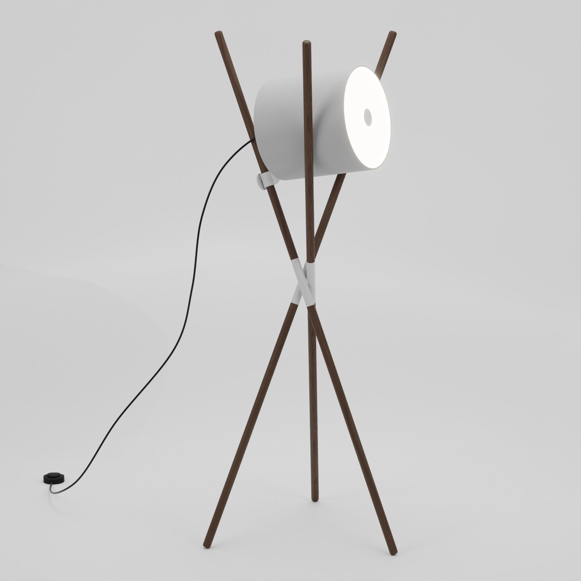 Tripod Floor and Desk Lamp Collection Artisan Shift Lamp 3D model_10