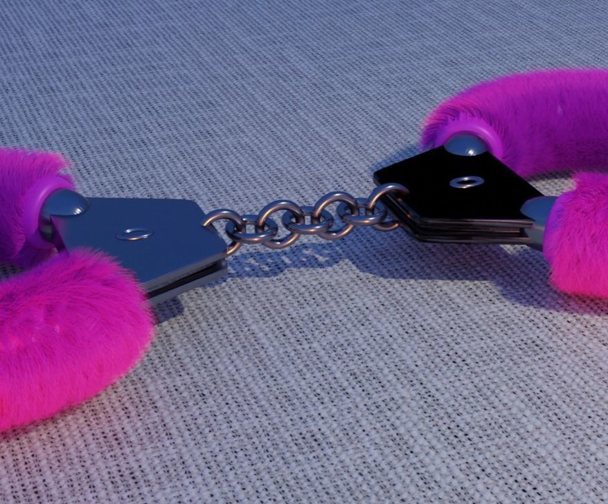 Handcuffs 3D model_4