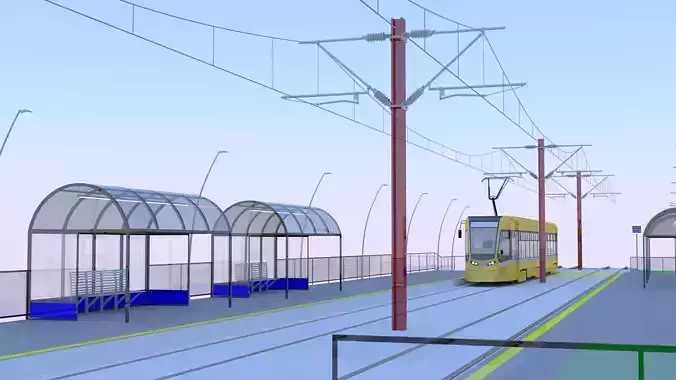 Stadler tram stop II