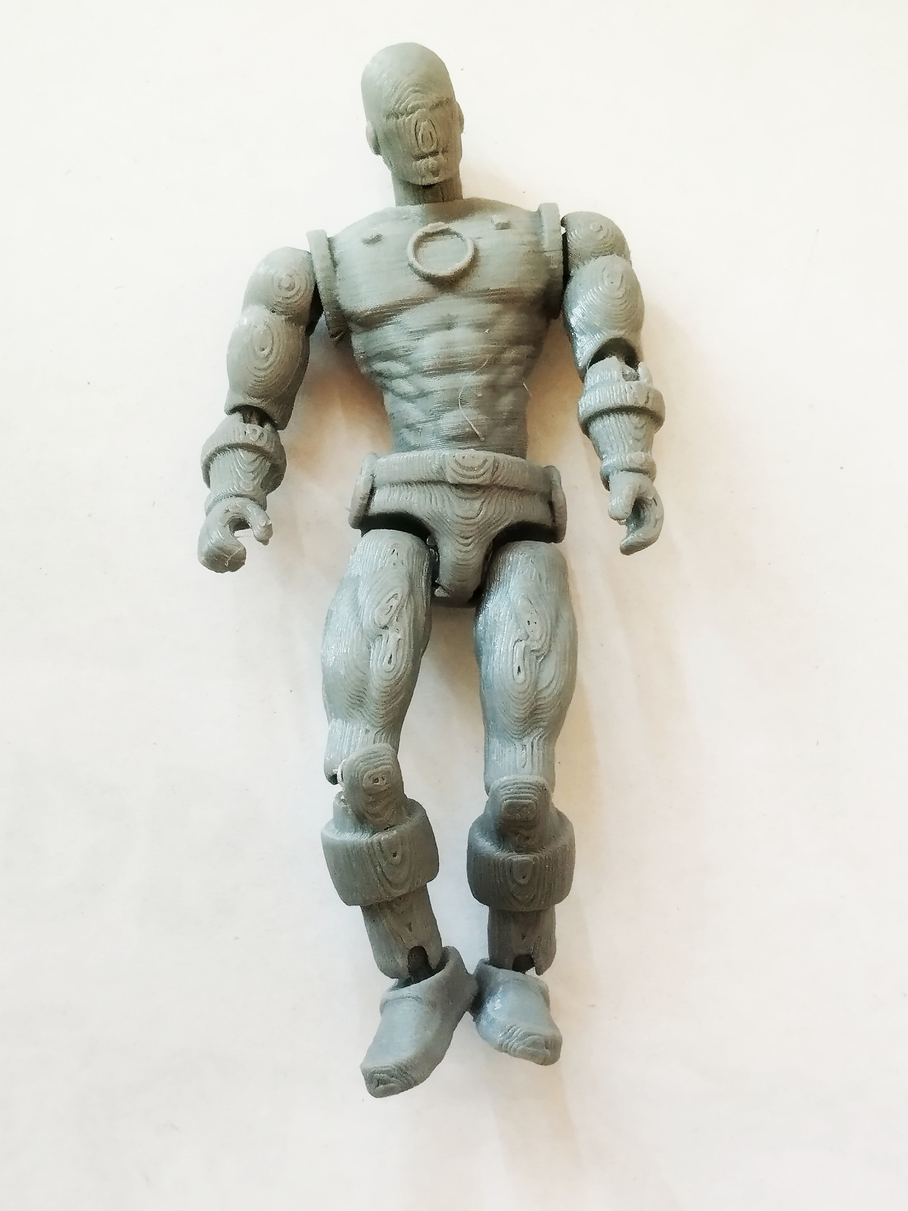 Iron Man - ARTICULATED ACTION FIGURE 100mm 3D print model_7