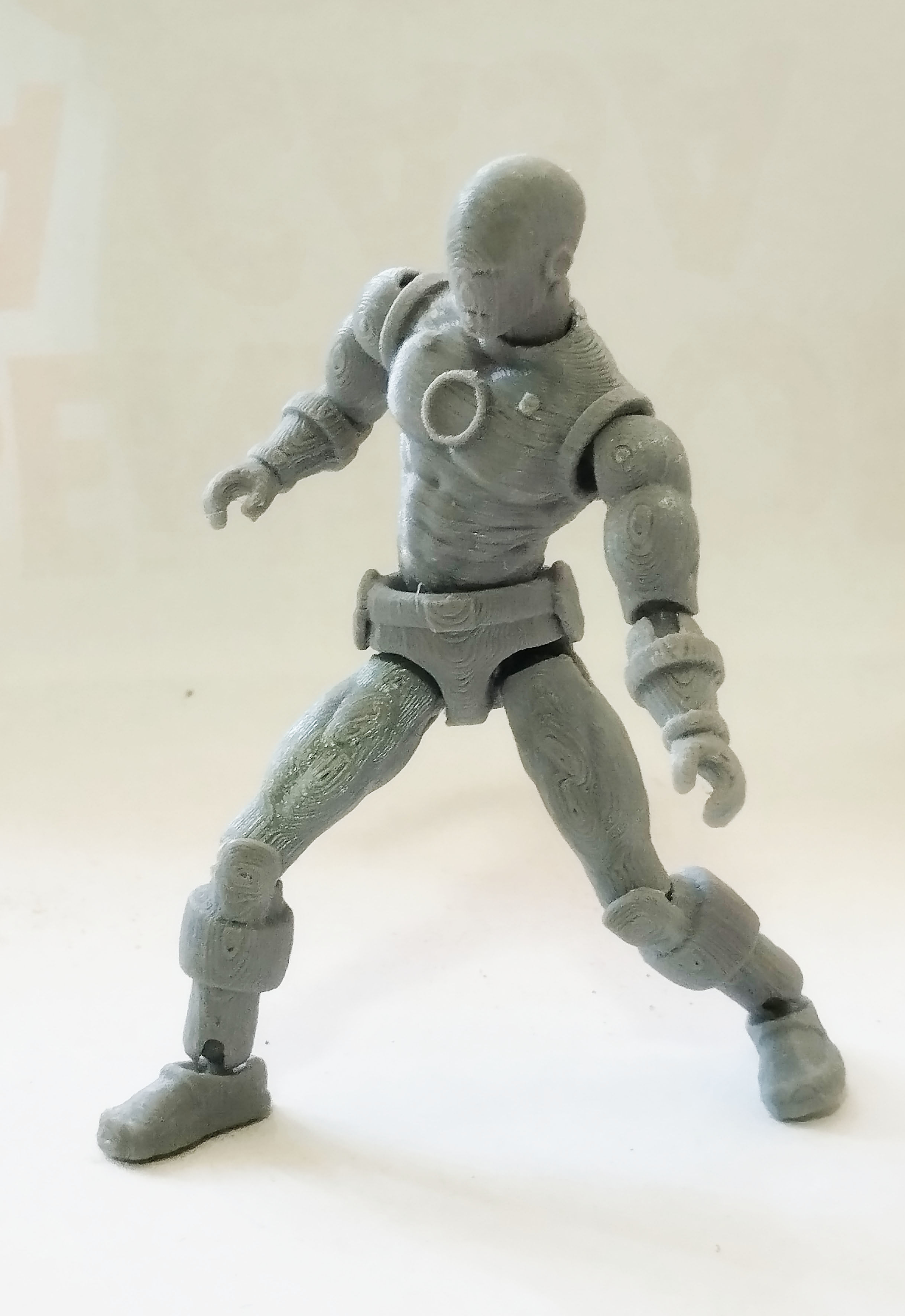 Iron Man - ARTICULATED ACTION FIGURE 100mm 3D print model_5