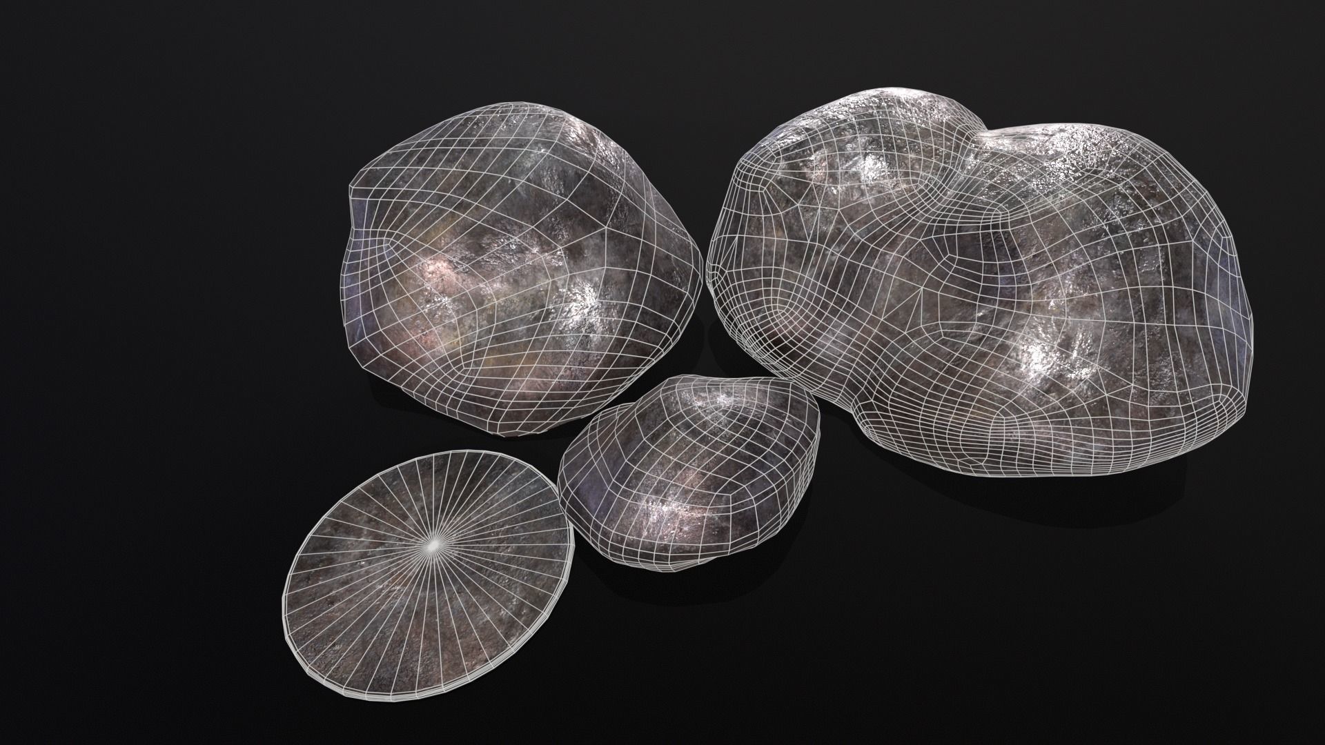 Raw Iron Low-poly 3D model_3