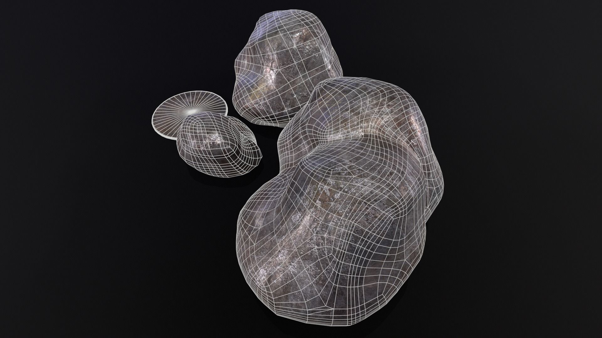 Raw Iron Low-poly 3D model_9