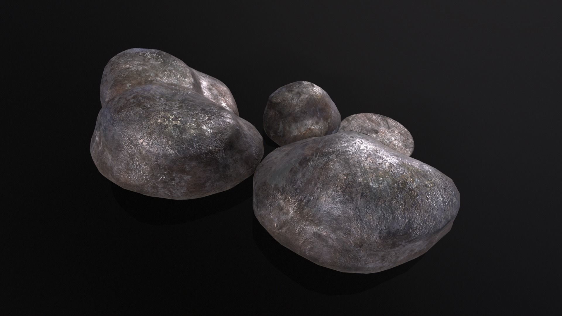Raw Iron Low-poly 3D model_12