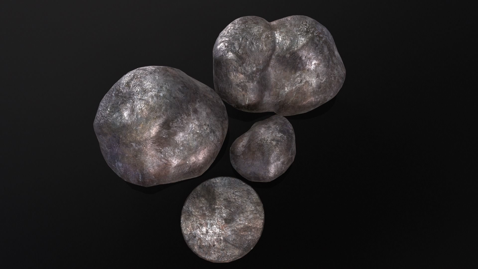 Raw Iron Low-poly 3D model_16
