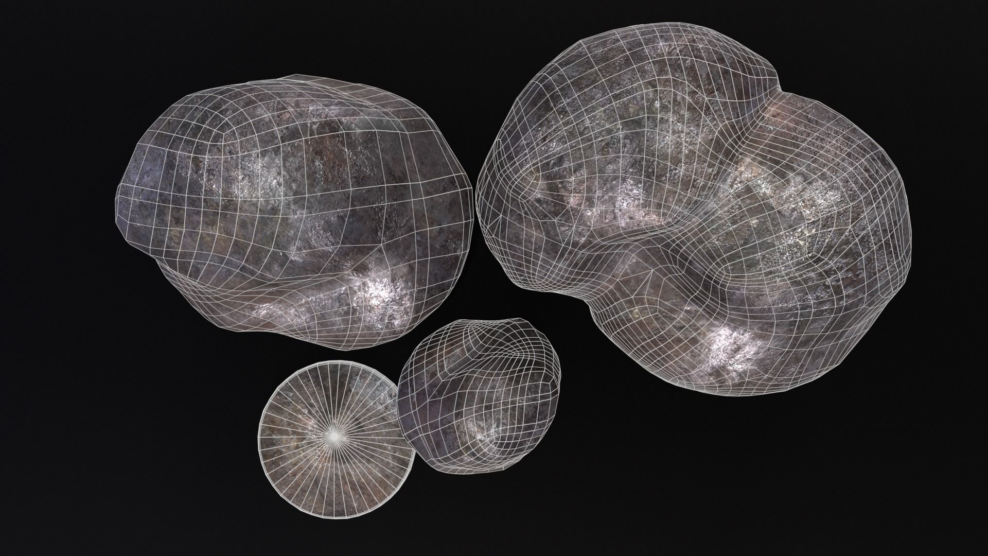 Raw Iron Low-poly 3D model_5