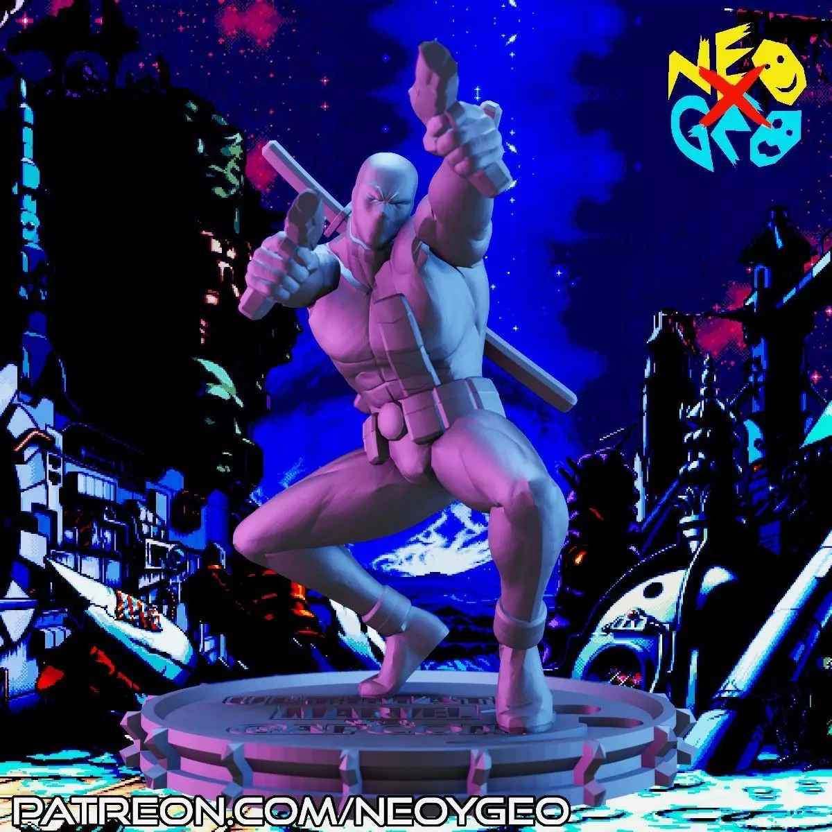 DEADPOOL - MARVEL VS CAPCOM 3 3D print model