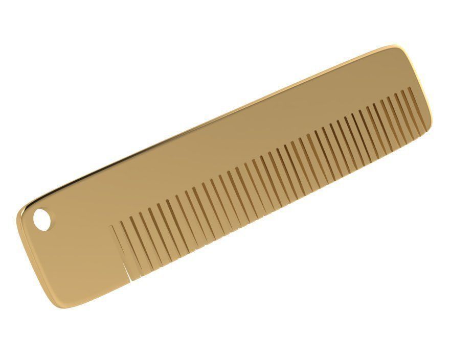 Comb Pendant 4463 3D print model_1
