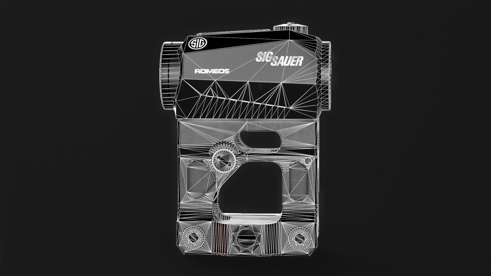 Sig Sauer Romeo5 Red Dot Sight 3D model_12