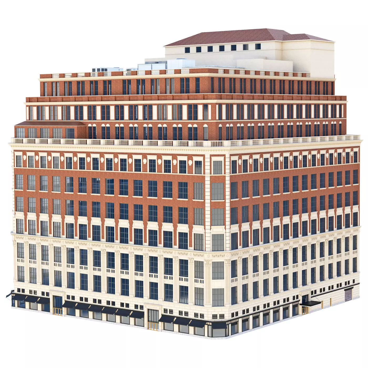 Saks 5th Ave New York building 3D model