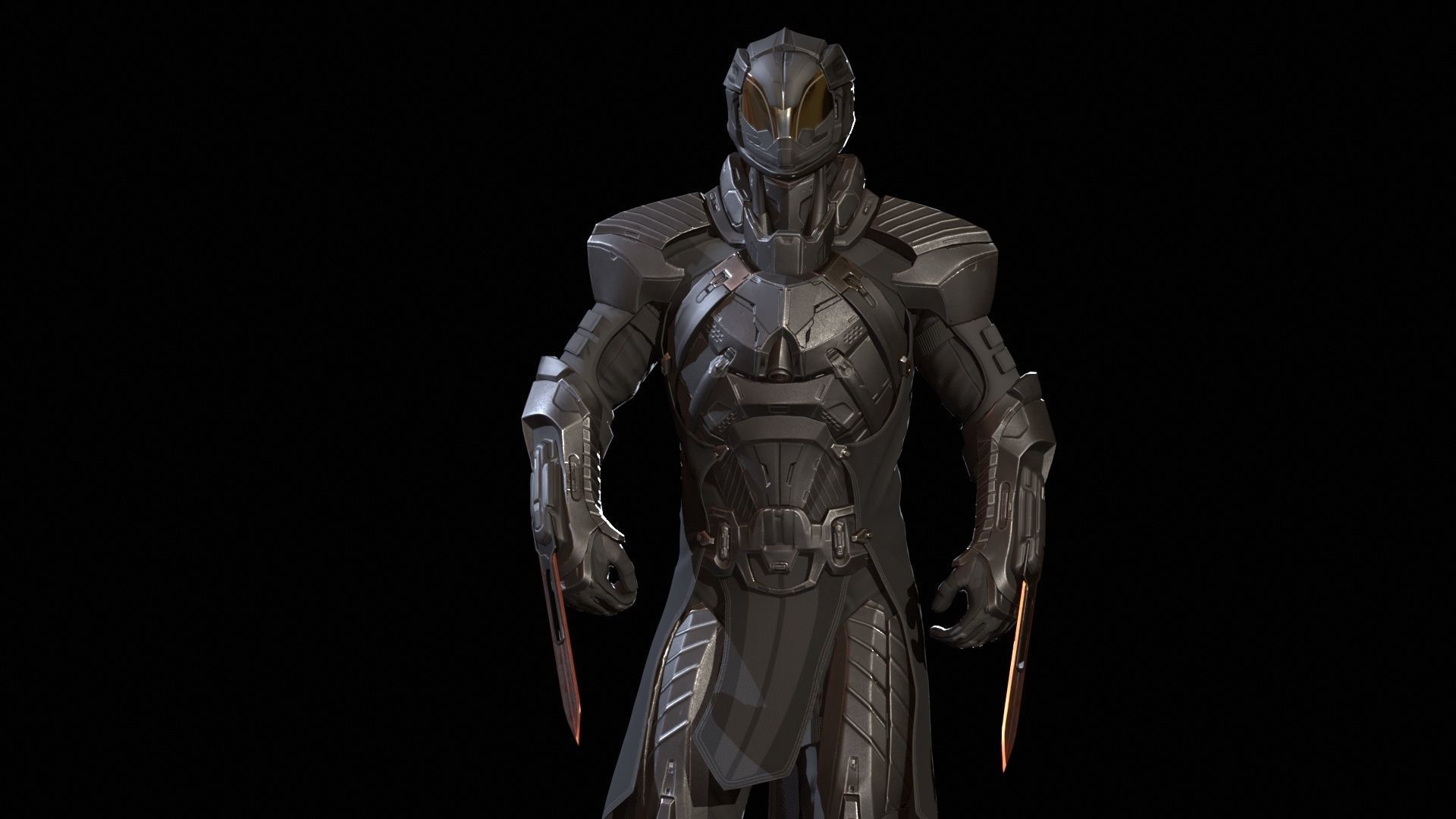 CyberSuit06 Low-poly 3D model_18