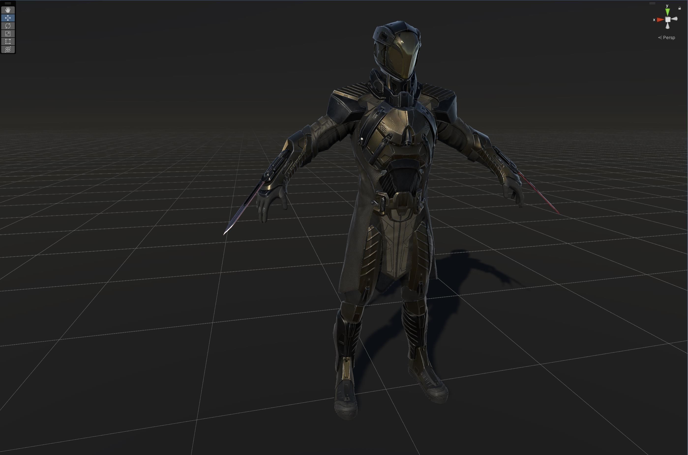 CyberSuit06 Low-poly 3D model_22
