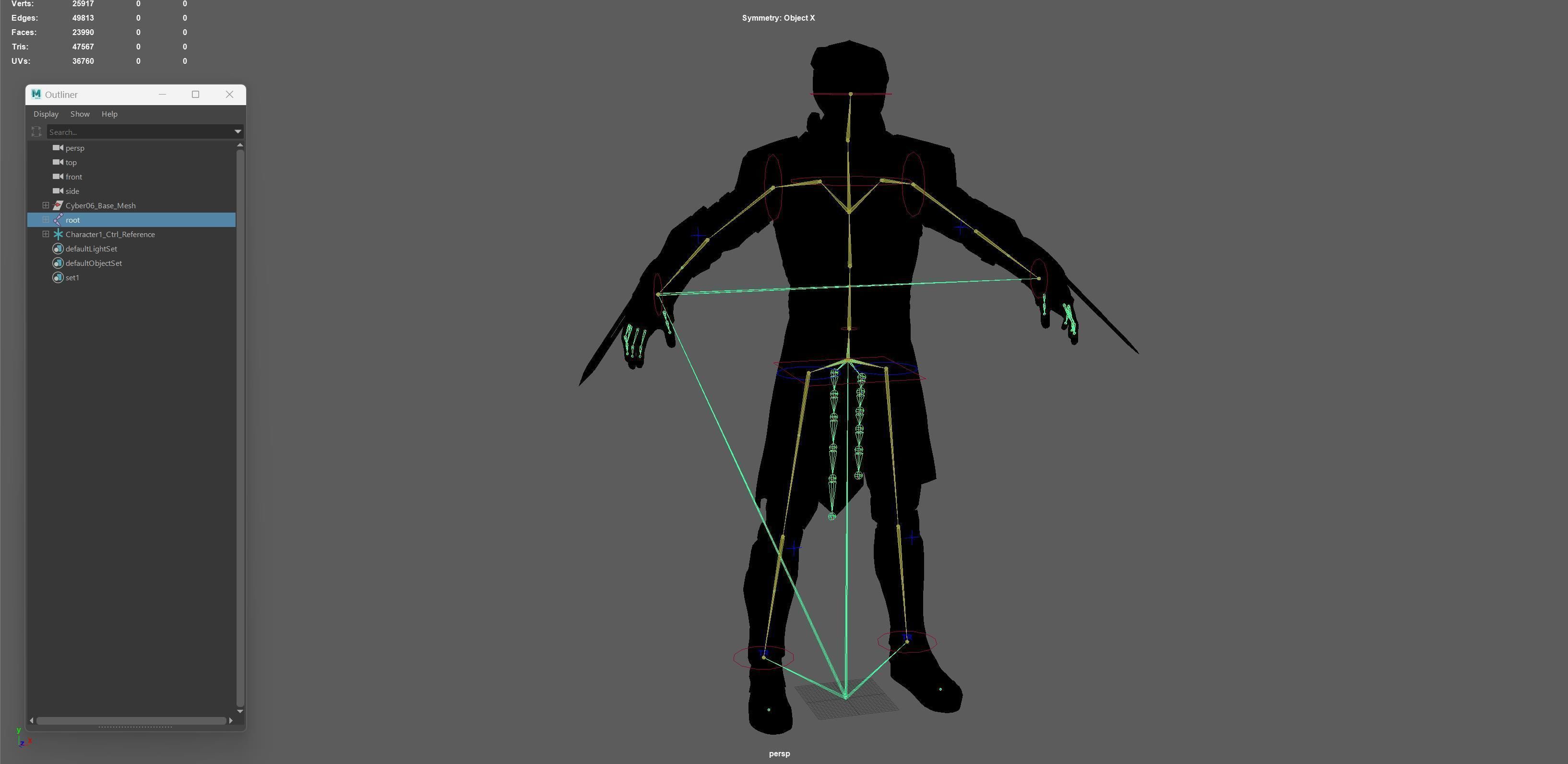 CyberSuit06 Low-poly 3D model_19